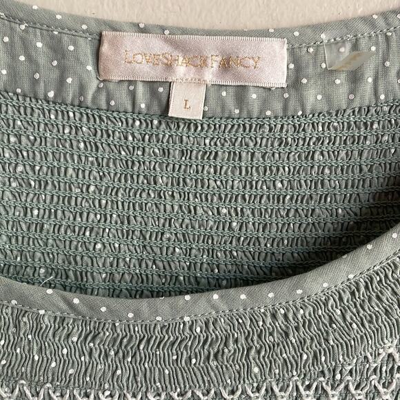 Love Shack Fancy Aveline Dress Seaglass - Picture 6 of 16